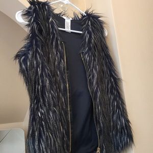 Kids fur vest